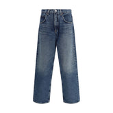 Agolde Blue Cotton Jeans Denim